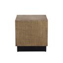 Albans Side Table In Brass and Black
