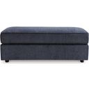 The appearance of Albar Place Oversized Accent Ottoman In Cobalt designed by Signature Design by Ashley in the modern / contemporary interior design. This cobalt piece of furniture was selected by 1StopBedrooms from Albar Place Collection to add a touch of cosiness and style into your home. Sku: 9530208. Material: Polyester.