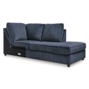 The appearance of Albar Place RAF Corner Chaise In Cobalt designed by Signature Design by Ashley in the modern / contemporary interior design. This cobalt piece of furniture was selected by 1StopBedrooms from Albar Place Collection to add a touch of cosiness and style into your home. Sku: 9530217. Material: Fabric.