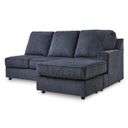 The appearance of Albar Place RAF Sofa Chaise In Cobalt designed by Signature Design by Ashley in the modern / contemporary interior design. This cobalt piece of furniture was selected by 1StopBedrooms from Albar Place Collection to add a touch of cosiness and style into your home. Sku: 9530203. Material: Fabric.
