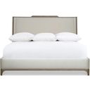 Albion Queen Upholstered Shelter Bed