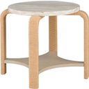 The appearance of Alchemy End Table In Biscotti designed by Fairfield Chair in the modern / contemporary interior design. This biscotti piece of furniture  was selected by 1StopBedrooms from Alchemy Collection to add a touch of cosiness and style into your home. Sku: 8024-19. Material: Oak.