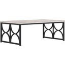 The appearance of Alcove Metal Cocktail Table In White designed by A.R.T. in the traditional interior design. This white piece of furniture was selected by 1StopBedrooms from Alcove Collection to add a touch of cosiness and style into your home. Sku: 321360-1241. Material: Wood.