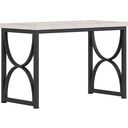 The appearance of Alcove Metal End Table In White designed by A.R.T. in the traditional interior design. This white piece of furniture was selected by 1StopBedrooms from Alcove Collection to add a touch of cosiness and style into your home. Sku: 321363-1241. Material: Wood.