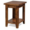 The appearance of Alder Grove Chairside Table In Medium Brown designed by Aspenhome in the rustic / southwestern interior design. This medium brown piece of furniture  was selected by 1StopBedrooms from Alder Grove Collection to add a touch of cosiness and style into your home. Sku: DG913-FRT. Material: Wood.