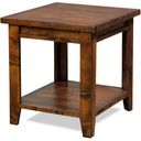 The appearance of Alder Grove End Table In Medium Brown designed by Aspenhome in the rustic / southwestern interior design. This medium brown piece of furniture  was selected by 1StopBedrooms from Alder Grove Collection to add a touch of cosiness and style into your home. Sku: DG914-FRT. Material: Wood.