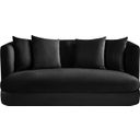 The appearance of Alder Velvet Loveseat In Black Velvet designed by Meridian in the modern / contemporary interior design. This black velvet piece of furniture was selected by 1StopBedrooms from Alder Collection to add a touch of cosiness and style into your home. Sku: 699Black-L. Material: Velvet.