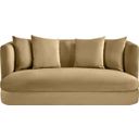 The appearance of Alder Velvet Loveseat In Camel designed by Meridian in the modern / contemporary interior design. This camel piece of furniture was selected by 1StopBedrooms from Alder Collection to add a touch of cosiness and style into your home. Sku: 699Camel-L. Material: Velvet.