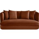 The appearance of Alder Velvet Loveseat In Cognac Velvet designed by Meridian in the modern / contemporary interior design. This cognac velvet piece of furniture was selected by 1StopBedrooms from Alder Collection to add a touch of cosiness and style into your home. Sku: 699Cognac-L. Material: Velvet.