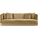 The appearance of Alder Velvet Sofa In Camel designed by Meridian in the modern / contemporary interior design. This camel piece of furniture was selected by 1StopBedrooms from Alder Collection to add a touch of cosiness and style into your home. Sku: 699Camel-S. Material: Velvet.