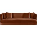 The appearance of Alder Velvet Sofa In Cognac Velvet designed by Meridian in the modern / contemporary interior design. This cognac velvet piece of furniture was selected by 1StopBedrooms from Alder Collection to add a touch of cosiness and style into your home. Sku: 699Cognac-S. Material: Velvet.