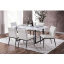 The appearance of Alessia Dining Table In White and Black designed by Furniture of America in the modern / contemporary interior design. This white/black piece of furniture was selected by 1StopBedrooms from Alessia Collection to add a touch of cosiness and style into your home. Sku: FOA3769T. Material: Wood. Table Top Shape: Rectangular. Size: 38".