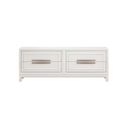 The appearance of Alexander 72 Inch Console In White designed by Aspenhome in the transitional interior design. This white piece of furniture  was selected by 1StopBedrooms from Alexander Collection to add a touch of cosiness and style into your home. Sku: I3014-272-WHI. Material: Wood.
