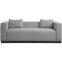 The appearance of Alfie Linen Textured Fabic Sofa In Grey designed by Meridian in the modern / contemporary interior design. This grey piece of furniture was selected by 1StopBedrooms from Alfie Collection to add a touch of cosiness and style into your home. Sku: 642Grey-S. Material: Rubberwood.