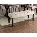 The appearance of Alfred Bench In Antique Black and Ivory designed by Furniture of America in the rustic / southwestern interior design. This antique black and ivory piece of furniture was selected by 1StopBedrooms from Alfred Collection to add a touch of cosiness and style into your home. Sku: CM3735IV-BN. Material: Wood.