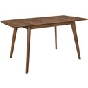 The appearance of Alfredo Rectangular Dining Table Natural Walnut designed by Coaster in the transitional interior design. This natural walnut piece of furniture was selected by 1StopBedrooms from Alfredo Collection to add a touch of cosiness and style into your home. Sku: 108080. Material: Wood. Table Top Shape: Rectangular. Size: 32" x 63".