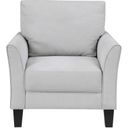 The appearance of Aliana Chair In Gray designed by Homelegance in the transitional interior design. This gray piece of furniture was selected by 1StopBedrooms from Aliana Collection to add a touch of cosiness and style into your home. Sku: 9519GRY-1. Material: Textured.