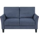 The appearance of Aliana Loveseat In Blue designed by Homelegance in the transitional interior design. This blue piece of furniture was selected by 1StopBedrooms from Aliana Collection to add a touch of cosiness and style into your home. Sku: 9519BUE-2. Material: Textured.
