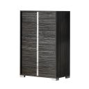 The appearance of Alice Glossy Gray Chest designed by J&M in the modern / contemporary interior design. This grey piece of furniture was selected by 1StopBedrooms from Alice Glossy Gray Collection to add a touch of cosiness and style into your home. Sku: 15546-C. Material: Wood.