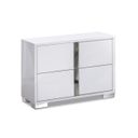 The appearance of Alice White Right Facing Nightstand designed by J&M in the modern / contemporary interior design. This white piece of furniture  was selected by 1StopBedrooms from Alice White Collection to add a touch of cosiness and style into your home. Sku: 15545-NSR. Material: Wood.