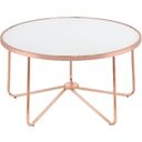 The appearance of Alivia Rose Gold and Frosted Glass Coffee Table designed by ACME in the modern / contemporary interior design. This gold piece of furniture  was selected by 1StopBedrooms from Alivia Collection to add a touch of cosiness and style into your home. Sku: 81835. Material: Glass.