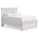 Allihauser Queen Panel Bed In White Wash
