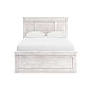 The appearance of Allihauser Queen Panel Storage Bed In White Wash designed by Signature Design by Ashley in the transitional interior design. This white wash piece of furniture  was selected by 1StopBedrooms from Allihauser Collection to add a touch of cosiness and style into your home. Sku: B100-13;NCB1171-54;NCB1171-57;NCB1171-60;NCB1171-60. Bed Type: Panel Bed. Bed Size: Queen.