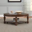 The appearance of Allington Oval Cocktail Table In Sienna designed by Liberty in the traditional interior design. This sienna piece of furniture  was selected by 1StopBedrooms from Allington Collection to add a touch of cosiness and style into your home. Sku: 418-OT1010. Material: Solid Rubberwood.