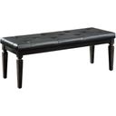 The appearance of Allura Black Bench designed by Homelegance in the modern / contemporary interior design. This black piece of furniture  was selected by 1StopBedrooms from Allura Collection to add a touch of cosiness and style into your home. Sku: 1916BK-FBH. Material: Wood.