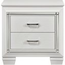 The appearance of Allura White Nightstand w/Led Lighting designed by Homelegance in the modern / contemporary interior design. This white piece of furniture  was selected by 1StopBedrooms from Allura Collection to add a touch of cosiness and style into your home. Sku: 1916W-4. Material: Wood.