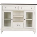 The appearance of Allyson Park Charcoal Buffet designed by Liberty in the transitional interior design. This charcoal and white piece of furniture was selected by 1StopBedrooms from Allyson Park Collection to add a touch of cosiness and style into your home. Sku: 417-CB5444. Material: Wood.