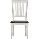 The appearance of Allyson Park Charcoal Slat Back Side Chair set of 2 designed by Liberty in the transitional interior design. This white piece of furniture was selected by 1StopBedrooms from Allyson Park Collection to add a touch of cosiness and style into your home. Sku: 417-C1500S. Material: Wood.