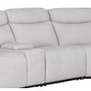 The appearance of Alpine Power Armless Zero Gravity Recliner with Power Headrest In Airy Snow designed by Parker House in the modern / contemporary interior design. This airy snow piece of furniture was selected by 1StopBedrooms from Alpine Collection to add a touch of cosiness and style into your home. Sku: MALP#810PHZ-AISN. Material: Polyester.