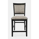The appearance of Altamonte Upholstered Counter Stool Set of 2 In Dark Charcoal designed by Jofran in the modern / contemporary interior design. This dark charcoal piece of furniture  was selected by 1StopBedrooms from Altamonte Collection to add a touch of cosiness and style into your home. Sku: 1851-BS520KD. Material: Acacia.