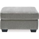 The appearance of Altari Oversized Accent Ottoman In Alloy designed by Signature Design by Ashley in the modern / contemporary interior design. This alloy piece of furniture was selected by 1StopBedrooms from Altari Collection to add a touch of cosiness and style into your home. Sku: 8721408. Material: Polyester.