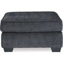The appearance of Altari Oversized Accent Ottoman In Slate designed by Signature Design by Ashley in the modern / contemporary interior design. This slate piece of furniture was selected by 1StopBedrooms from Altari Collection to add a touch of cosiness and style into your home. Sku: 8721308. Material: Fabric.
