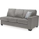 The appearance of Altari RAF Sofa In Alloy designed by Signature Design by Ashley in the modern / contemporary interior design. This alloy piece of furniture  was selected by 1StopBedrooms from Altari Collection to add a touch of cosiness and style into your home. Sku: 8721467. Material: Fabric.