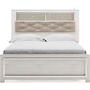 The appearance of Altyra White Queen Panel Bookcase Bed designed by Signature Design by Ashley in the modern / contemporary interior design. This white piece of furniture was selected by 1StopBedrooms from Altyra Collection to add a touch of cosiness and style into your home. Sku: B2640-54;B2640-65;B2640-96. Bed Type: Bookcase Bed. Material: Fabric. Bed Size: Queen.