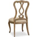 The appearance of Chatelet Beige Splat Back Side Chair Set of 2 designed by Hooker in the traditional interior design. This beige piece of furniture  was selected by 1StopBedrooms from Chatelet Collection to add a touch of cosiness and style into your home. Sku: 5300-75410. Material: Fabric.