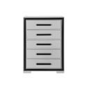 Amelia Chest In Black And Light Grey