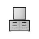 Amelia Dresser In Black And Light Grey