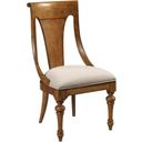 The appearance of American Drew Berkshire Annette Dining Chair Set of 2 designed by American Drew in the traditional interior design. This medium stain piece of furniture  was selected by 1StopBedrooms from Berkshire Collection to add a touch of cosiness and style into your home. Sku: 011-622. Material: Wood.