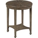 The appearance of American Drew Emporium Sutter Round End Table designed by American Drew in the transitional interior design. This dark stain piece of furniture  was selected by 1StopBedrooms from Emporium Collection to add a touch of cosiness and style into your home. Sku: 012-916. Material: Wood.