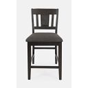 The appearance of American Upholstered Slatback Counter Height Stool with Nailhead Trim Set of 2 In Rustic Brown designed by Jofran in the rustic / southwestern interior design. This rustic brown piece of furniture was selected by 1StopBedrooms from American Rustics Collection to add a touch of cosiness and style into your home. Sku: 1839-BS405KD. Material: Acacia.