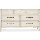Americana 7 Drawer Dresser In White