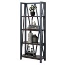 Americana Modern Denim Etagere Bookcase