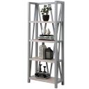 Americana Modern Dove Etagere Bookcase