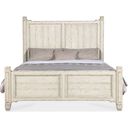 Americana Queen Panel Bed In White