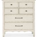 Americana 42 Inch Six-Drawer Chest In White
