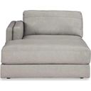 The appearance of Amiata LAF Corner Chaise In Glacier designed by Signature Design by Ashley in the modern / contemporary interior design. This glacier piece of furniture was selected by 1StopBedrooms from Amiata Collection to add a touch of cosiness and style into your home. Sku: 5740416. Material: Leather Match.